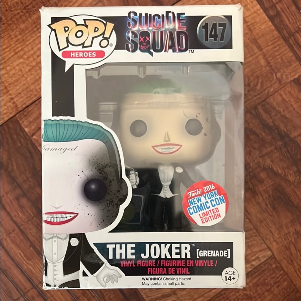 Funko Pop! The Joker [Grenade] Figure - White and Green